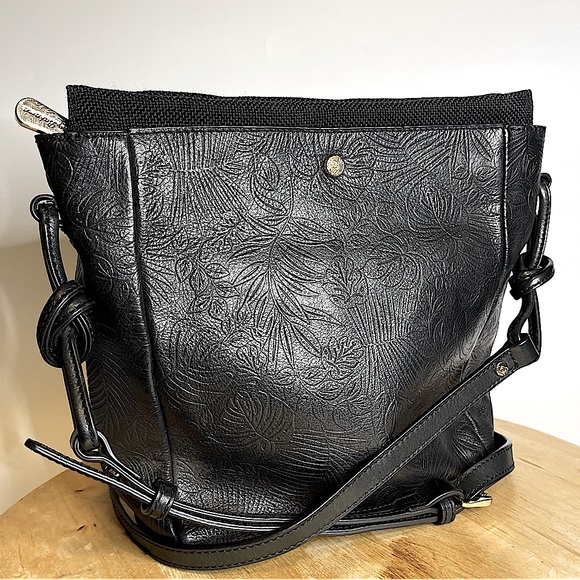 Tommy Bahama Bags Tommy Bahama Marrakech Embossed Leather Crossbody